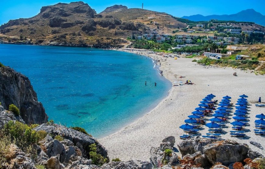 Preveli Palm Beach-Kourtaliotiko-Damnoni Beach-Plakias