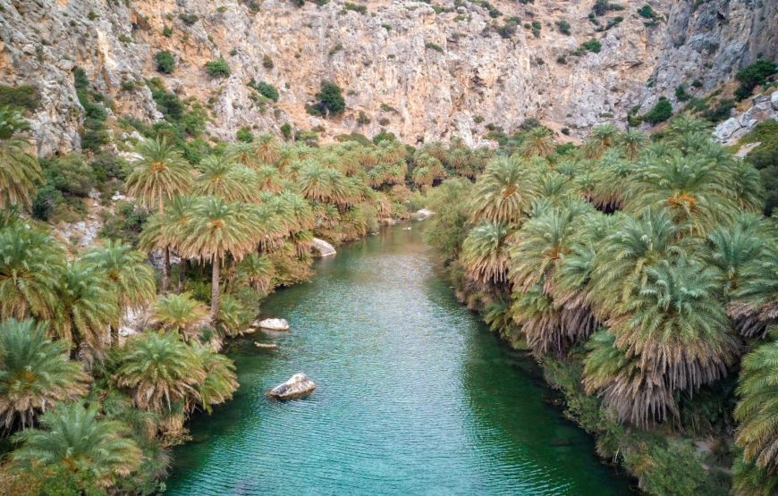 Preveli Palm Beach-Kourtaliotiko-Damnoni Beach-Plakias